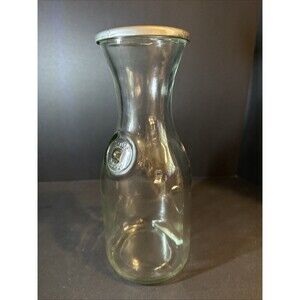The California Carafe Glass With Lid Since 1852